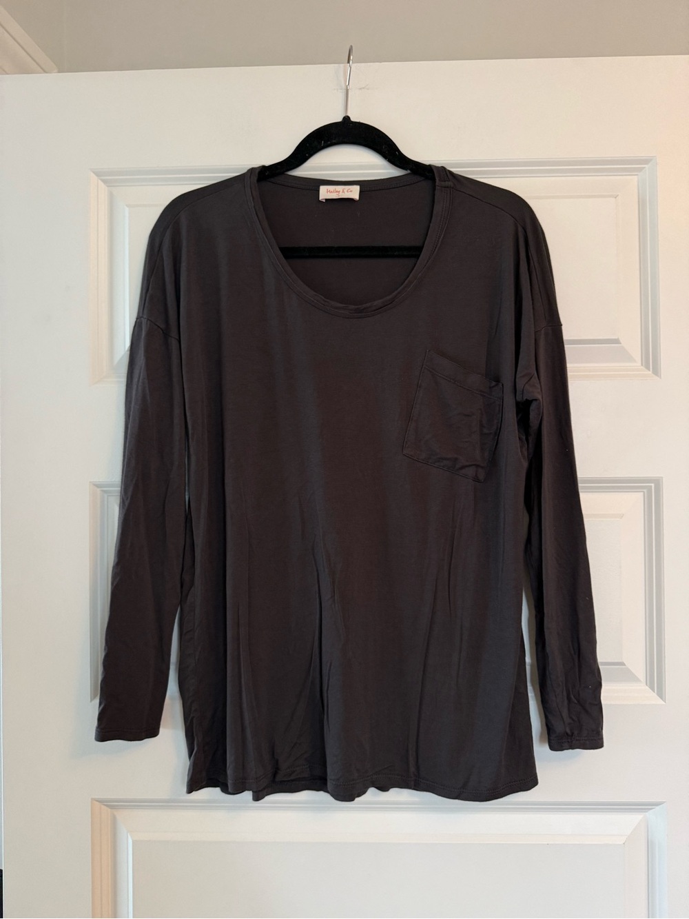 Hailey & Co Long Sleeve Pocket Tee